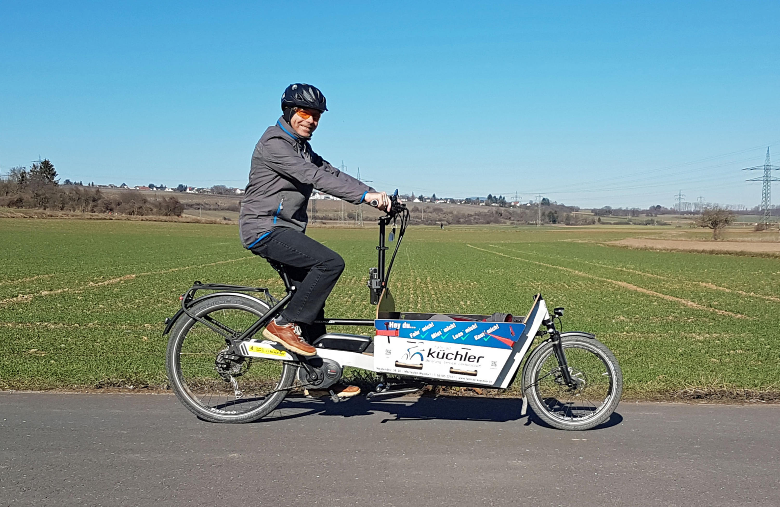 Wolfgang Kuechler mit dem Packster